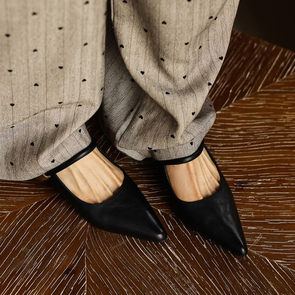 Women's Sculpt Leather Mules