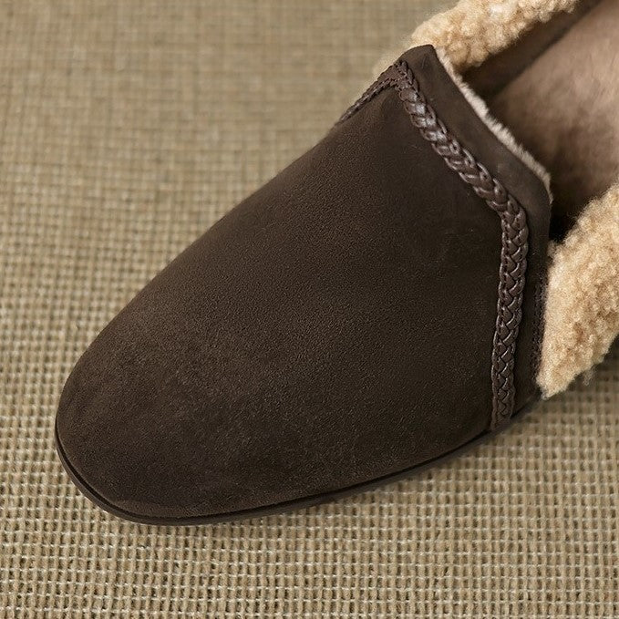 Women's Shearling Leather Heels