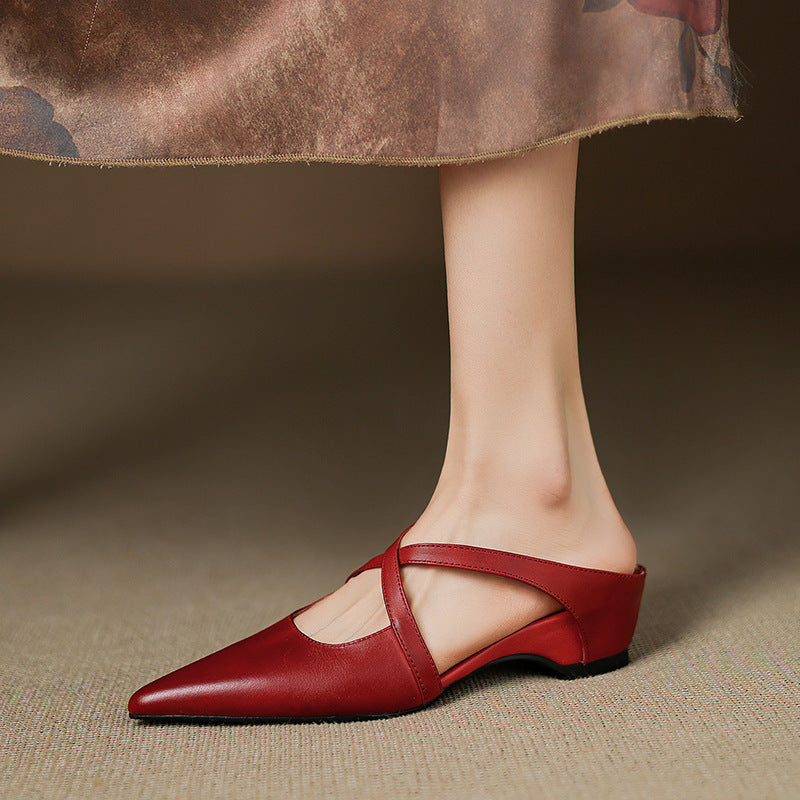 Women's Leather Mules