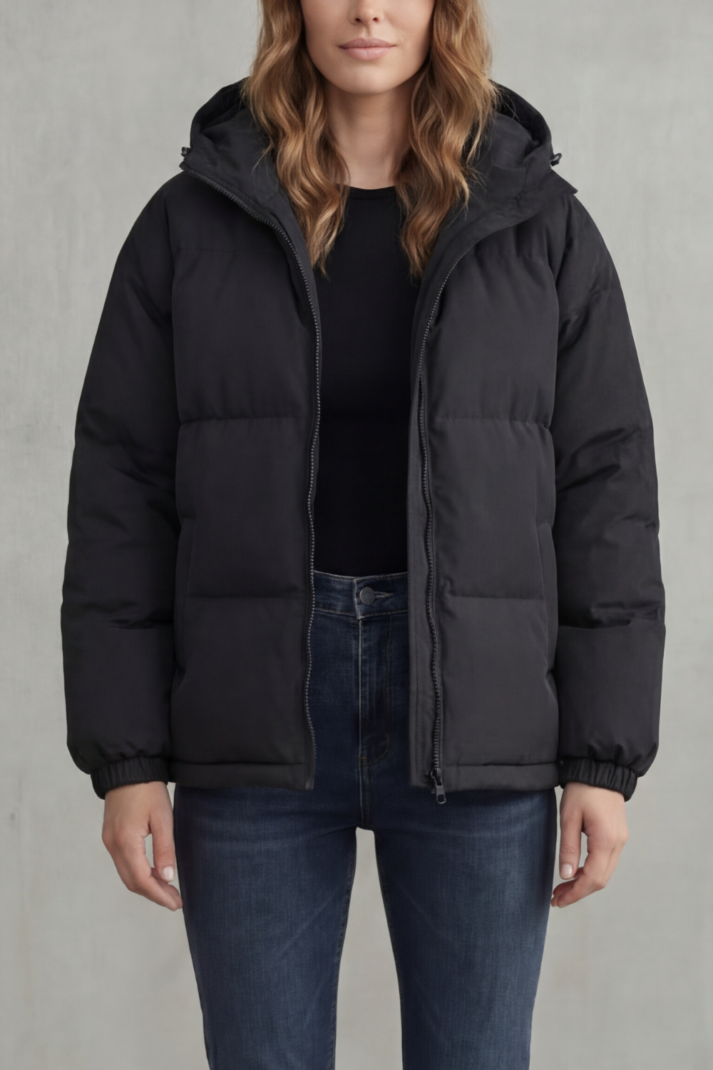 Women's Quilted Warmth Hooded Puffer Jacket