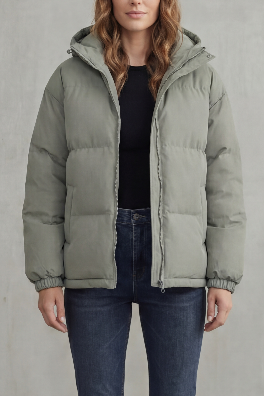 Women's Quilted Warmth Hooded Puffer Jacket