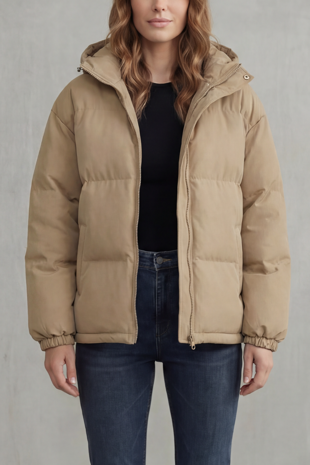 Women's Quilted Warmth Hooded Puffer Jacket