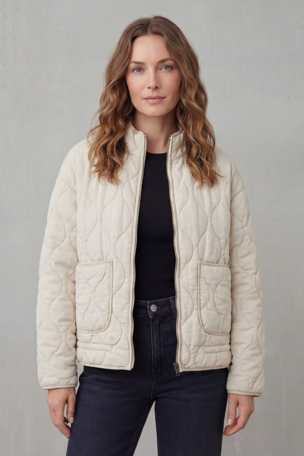 Women's Quilted Silhouette Puffer Jacket