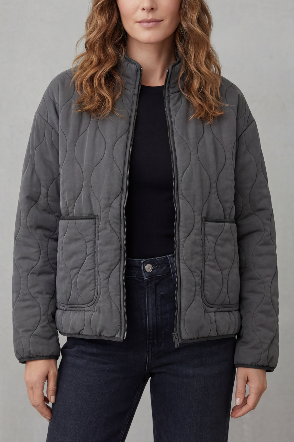 Women's Quilted Silhouette Puffer Jacket