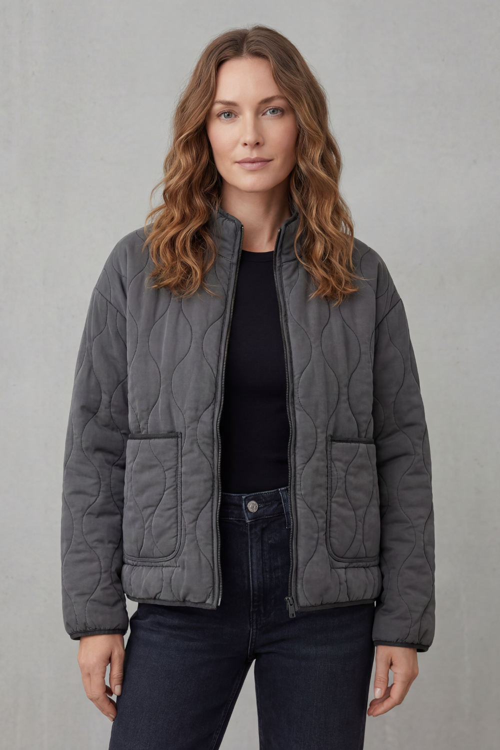 Women's Quilted Silhouette Puffer Jacket