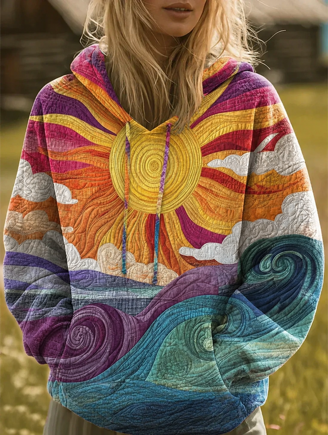 Paisley™ | Quilted Hoodie