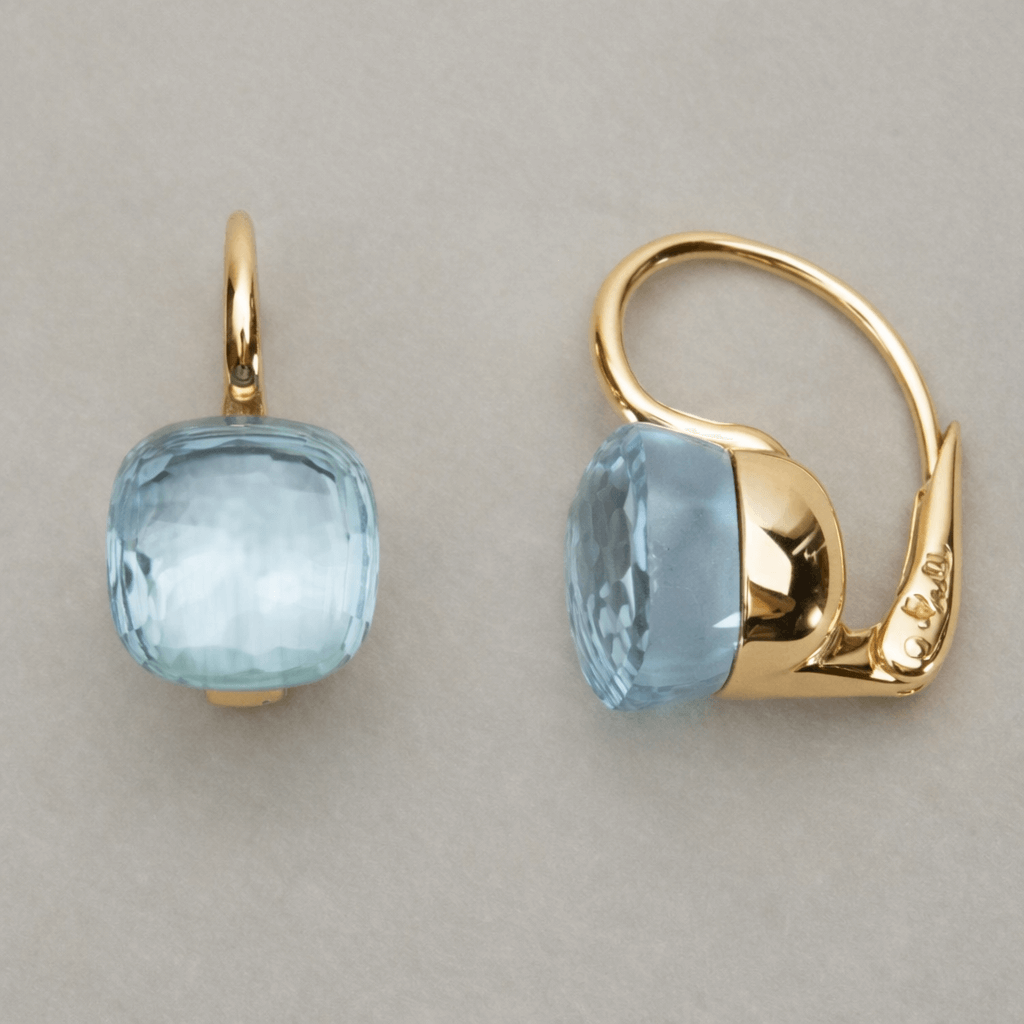 Olympe™ | Vintage Elegant Blue Inlaid Zirconia Earrings