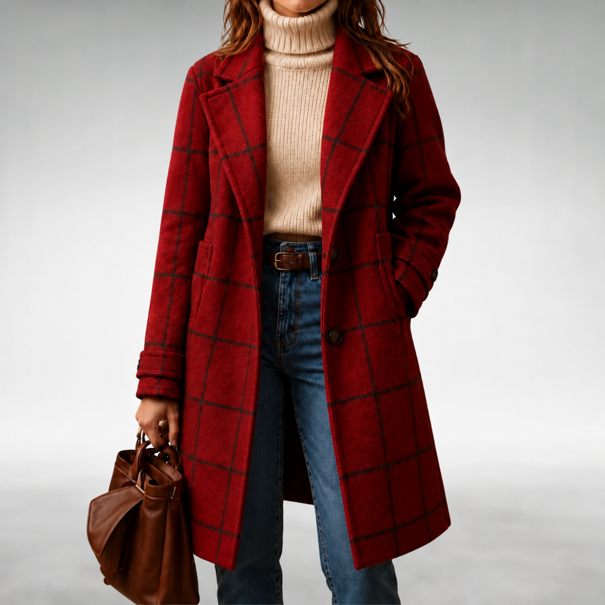 Scottine™ | Classic Checkered Coat