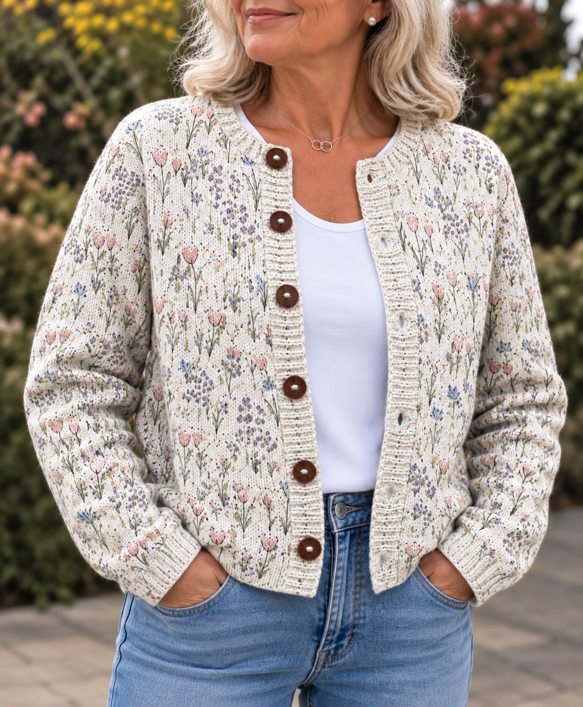 Donna | Women's Vintage Floral Cardigan