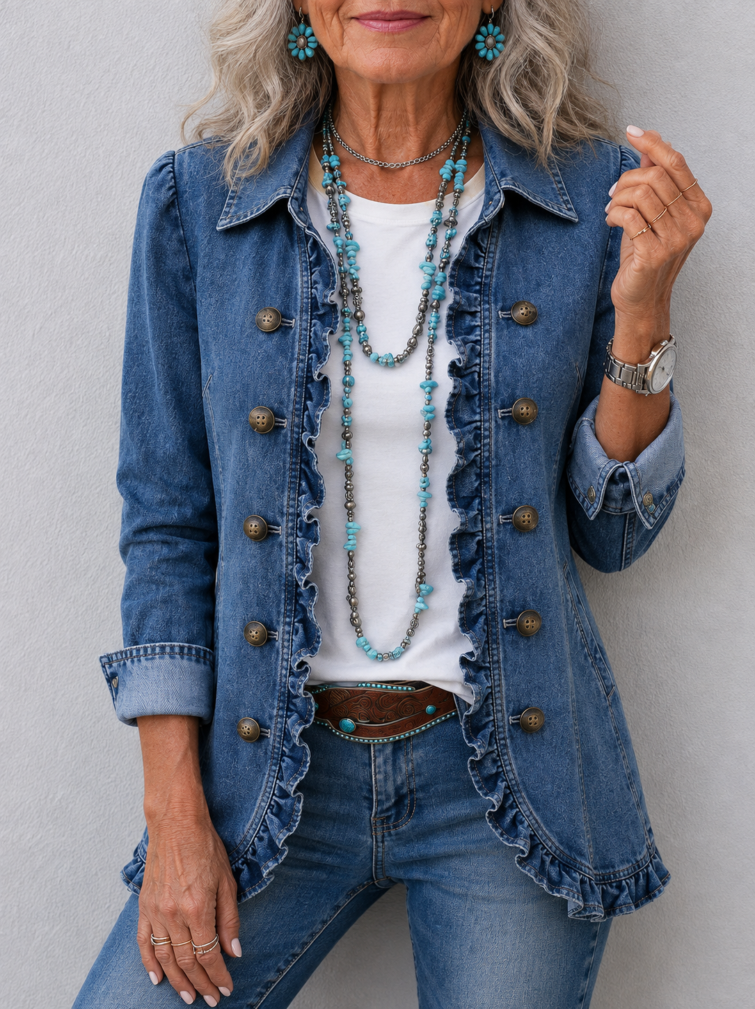 Ruffelle™ | Ruffled Jacket