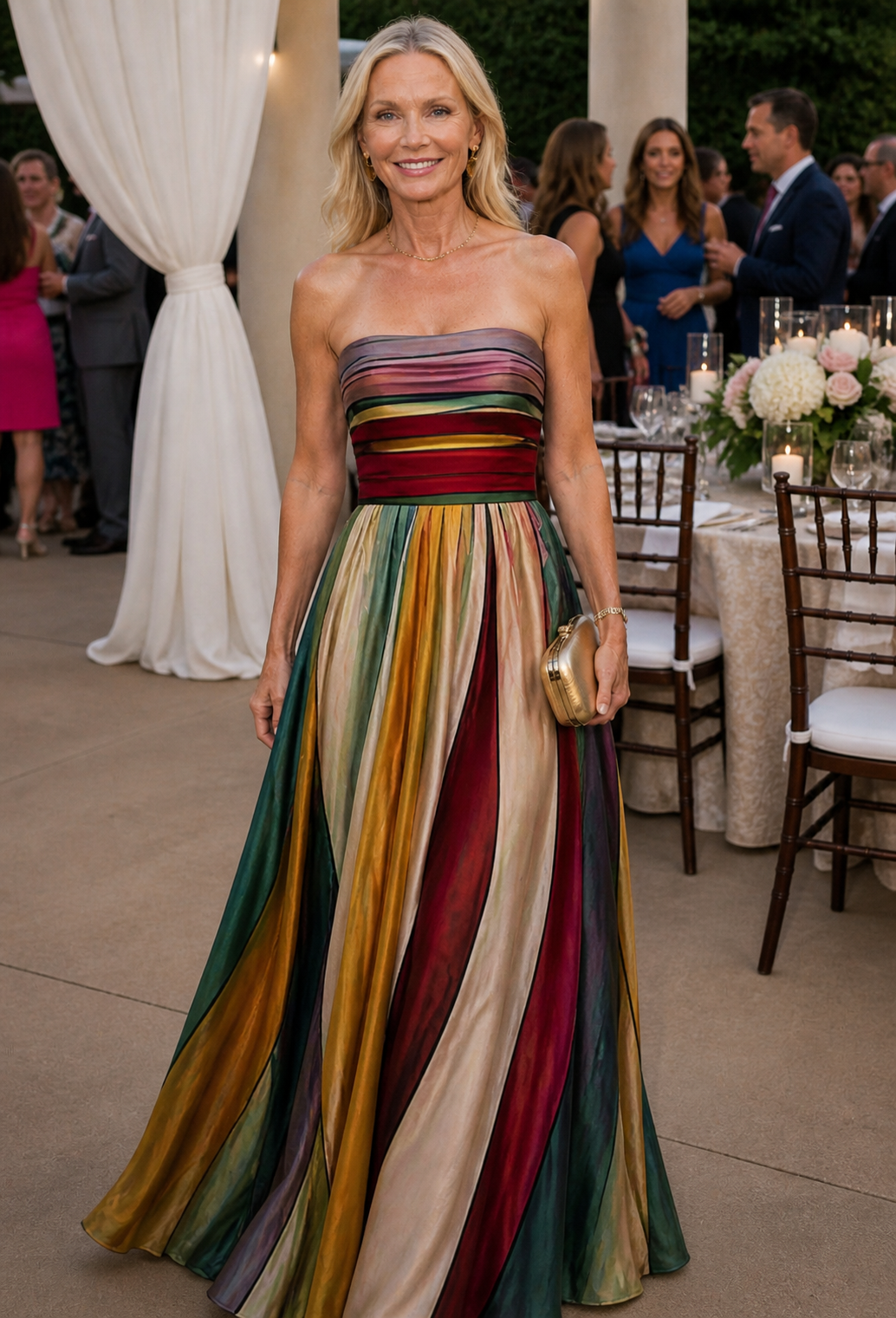 Claire & Riley™ | Strapless A-Line Dress