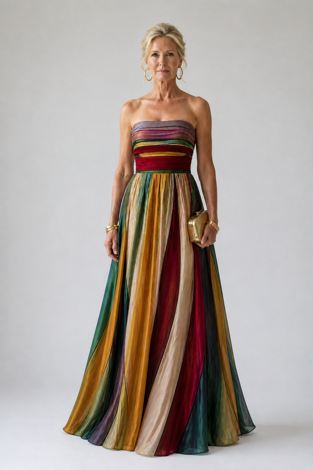 Claire & Riley™ | Strapless A-Line Dress