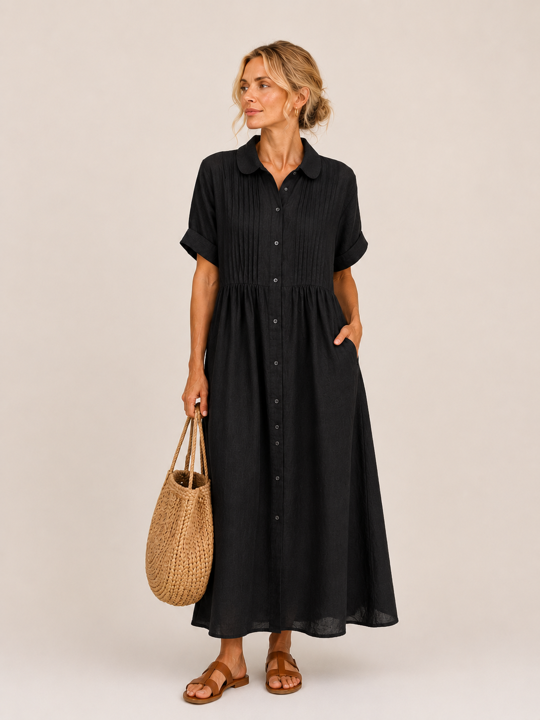 Lorinda™ | Midi Shirt Dress