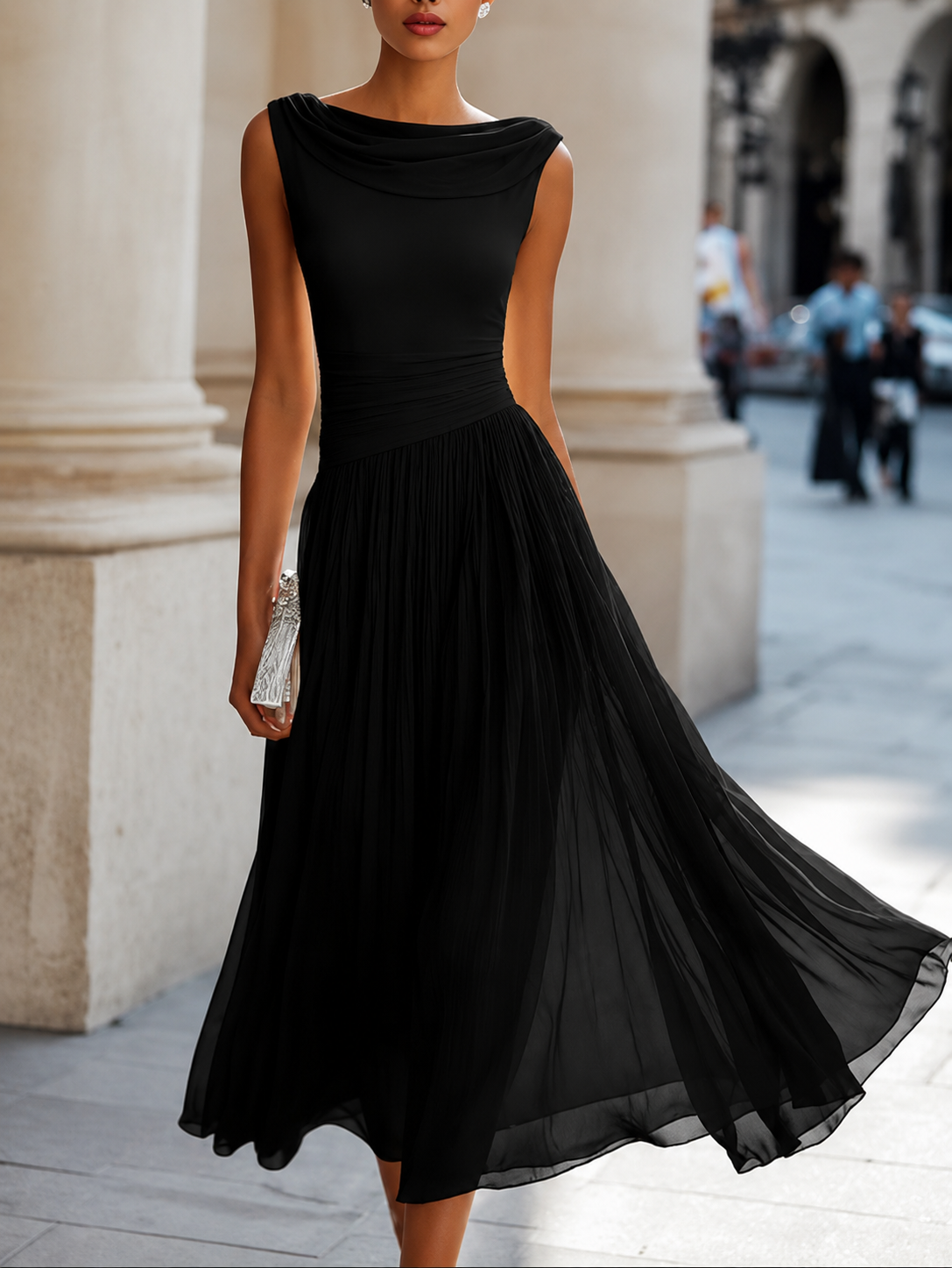 Natalia™ | Elegant Midi Dress