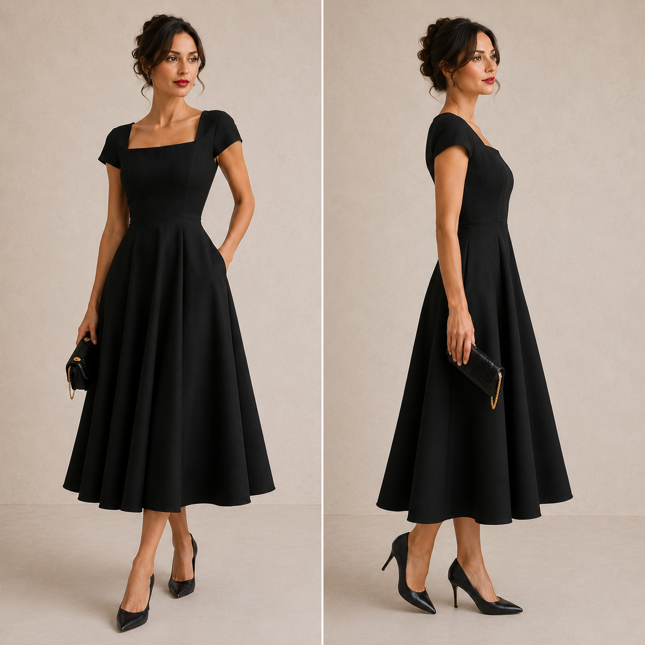 Rosalia™ | Elegant Midi Dress