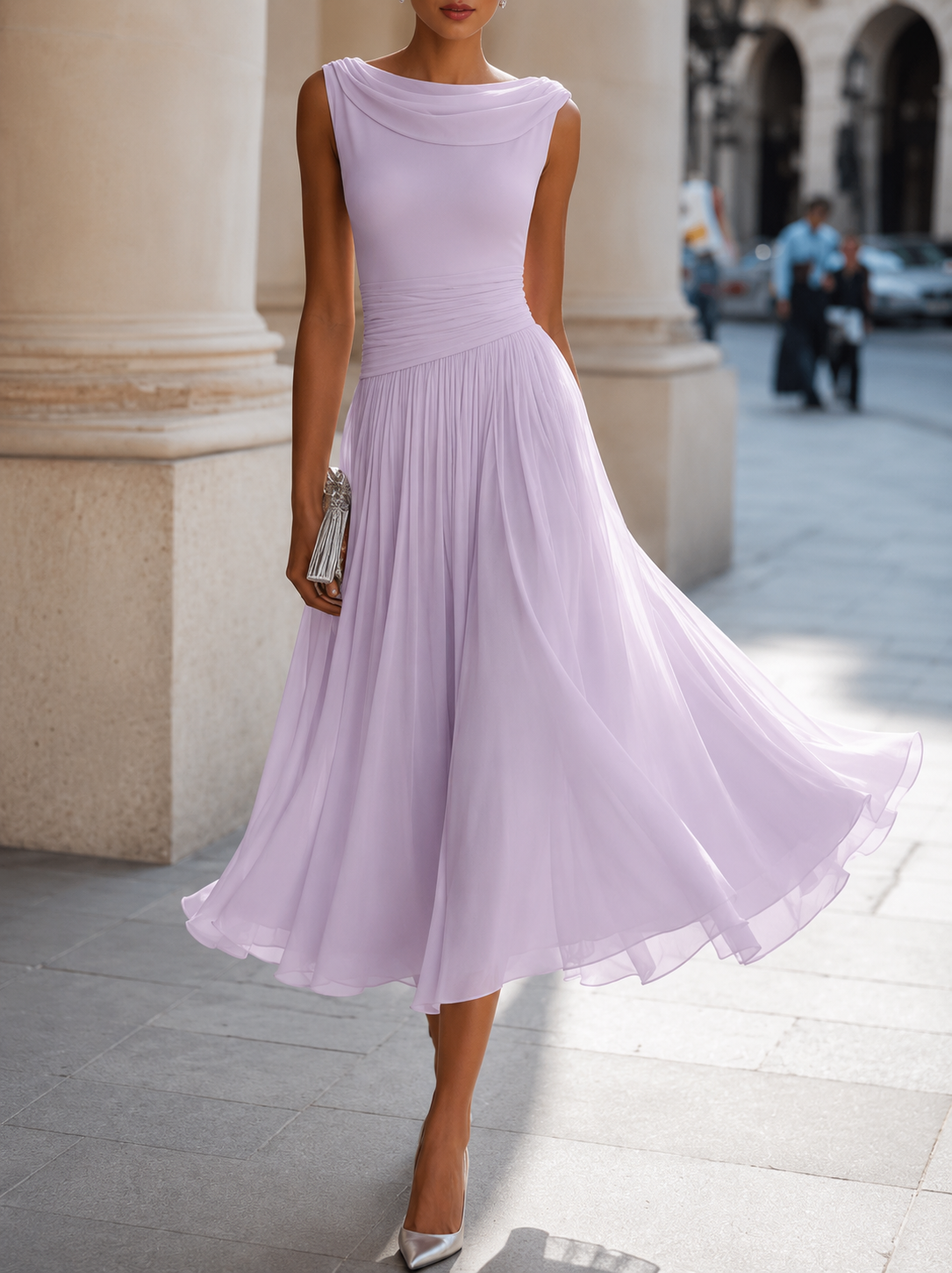 Natalia™ | Elegant Midi Dress