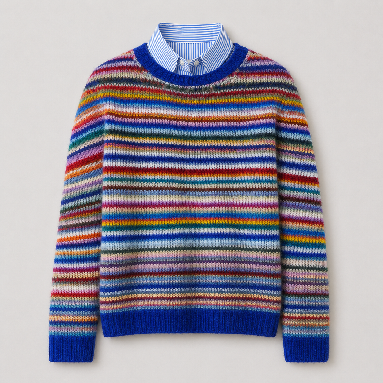 Lucinda™ | Heritage Nordic Stripe Crewneck Jumper