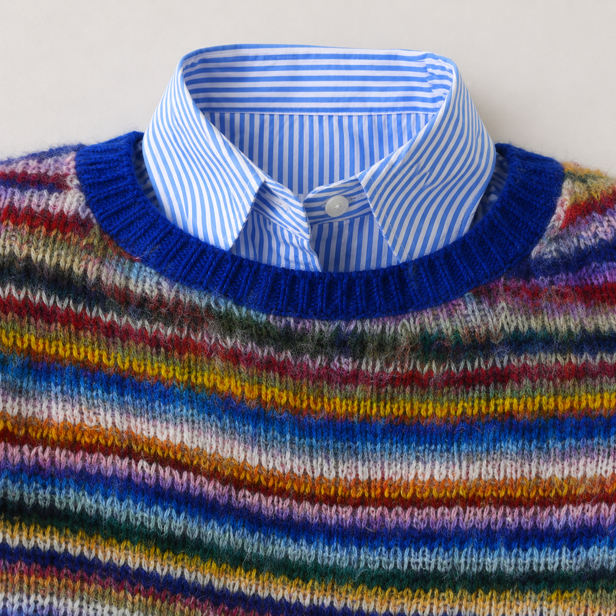 Lucinda™ | Heritage Nordic Stripe Crewneck Jumper