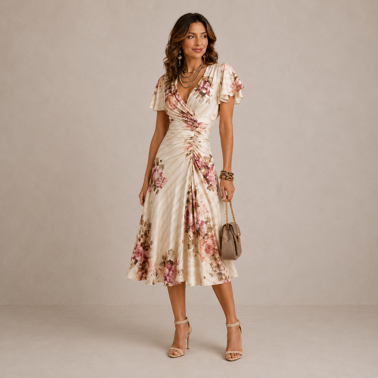 Margaret™ | Elegant Midi Dress