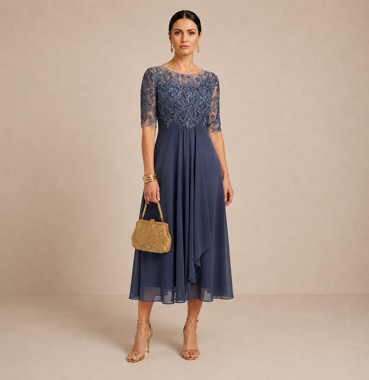 Ilinca™ | Elegant Midi Dress