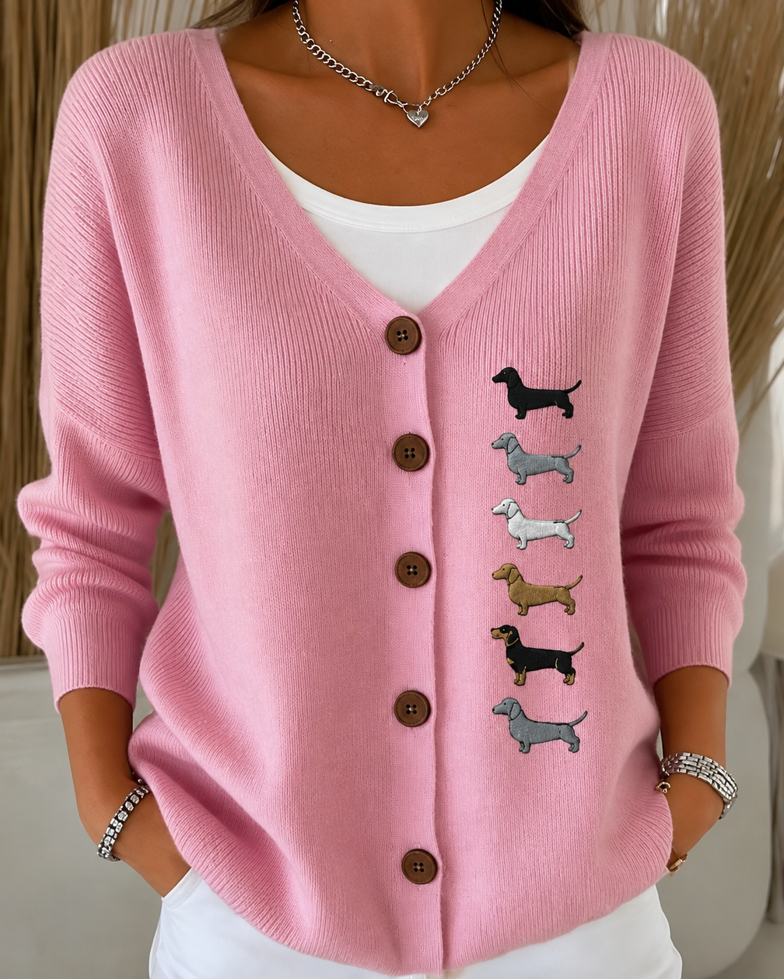 Lorelei™ | Patchwork Textured Cardigan