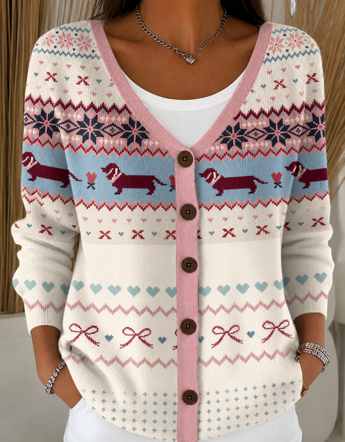 Lorelei™ | Patchwork Textured Cardigan
