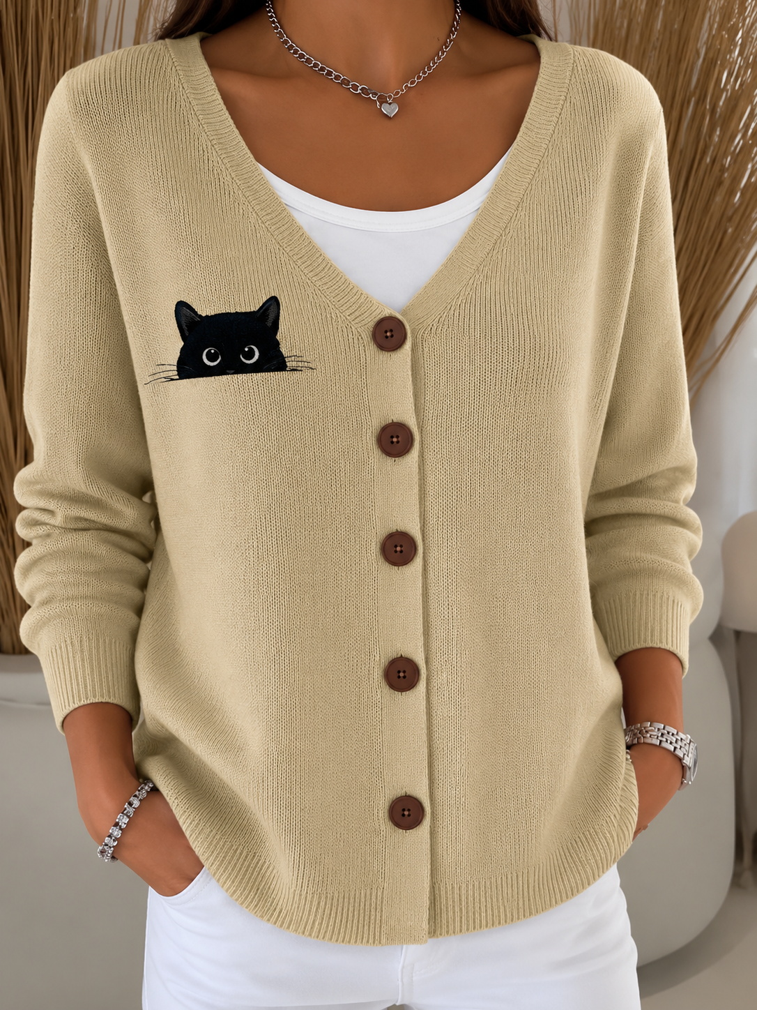 Lorelei™ | Patchwork Textured Cardigan