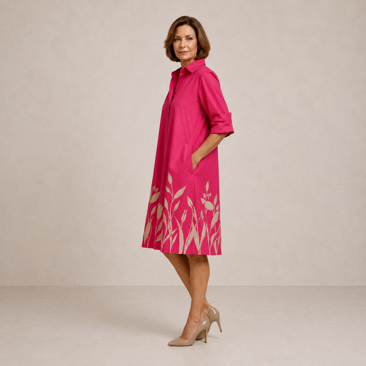 Clara™ | Elegant Midi Dress