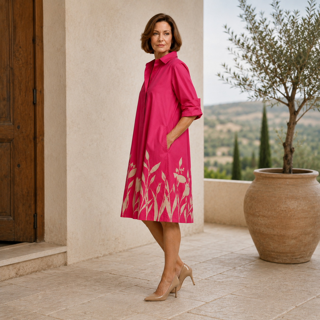 Clara™ | Elegant Midi Dress