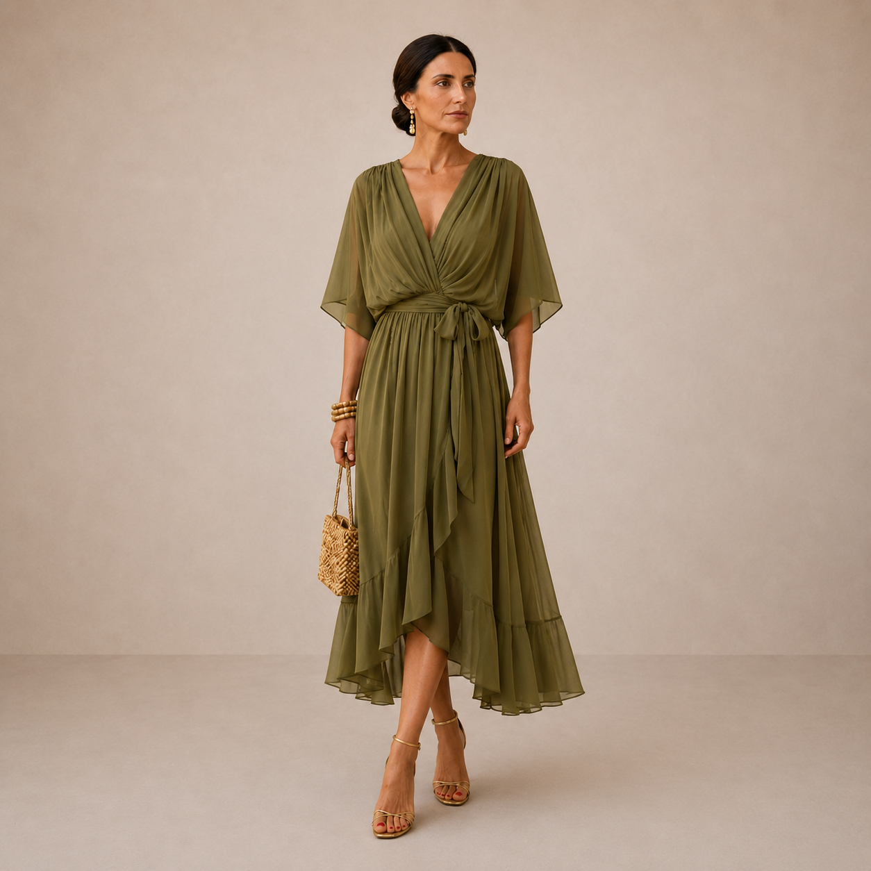 Monica™ | Elegant Midi Dress