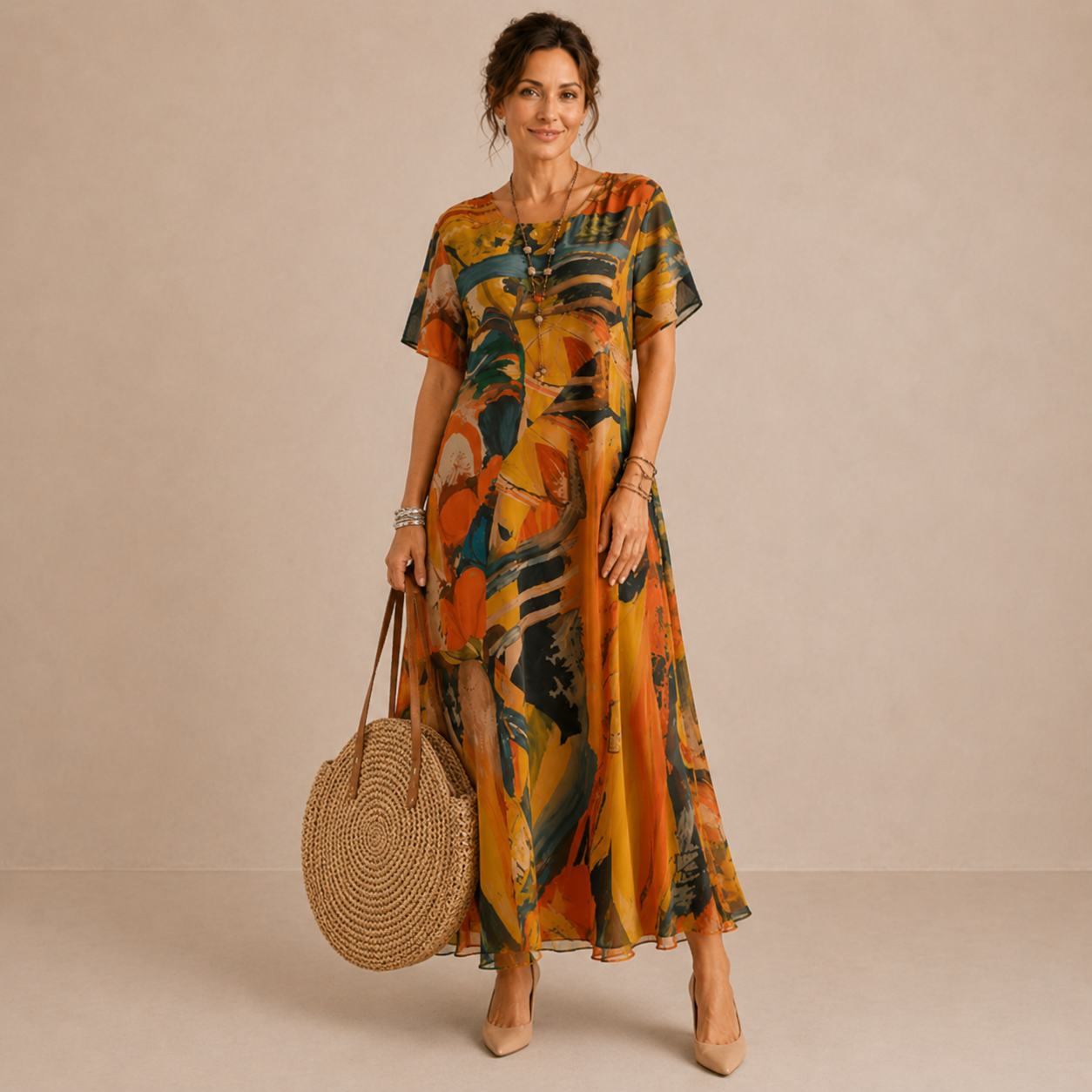 Elisa™ | Elegant Midi Dress