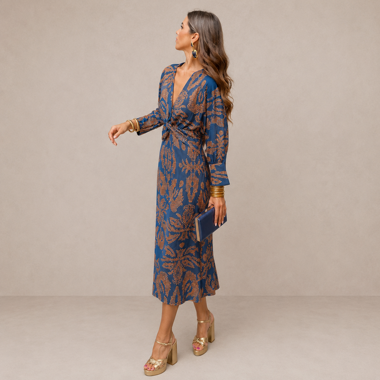 Elowena™ | Elegant Midi Dress