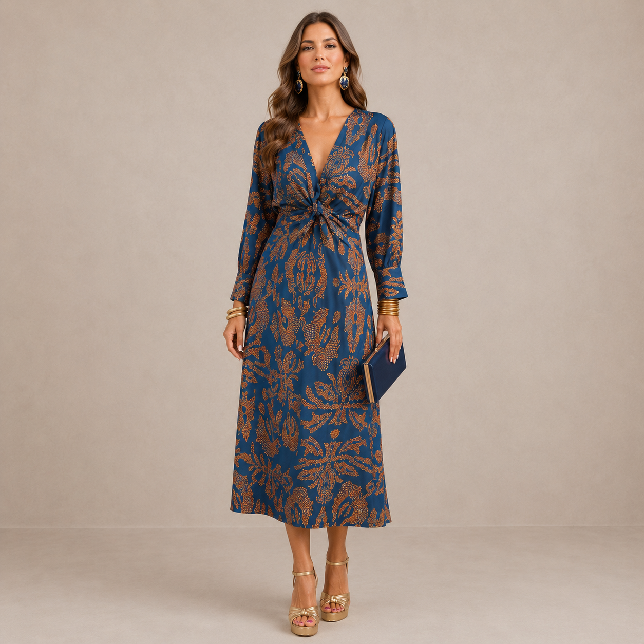 Elowena™ | Elegant Midi Dress