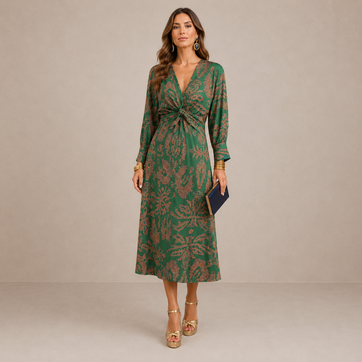 Elowena™ | Elegant Midi Dress