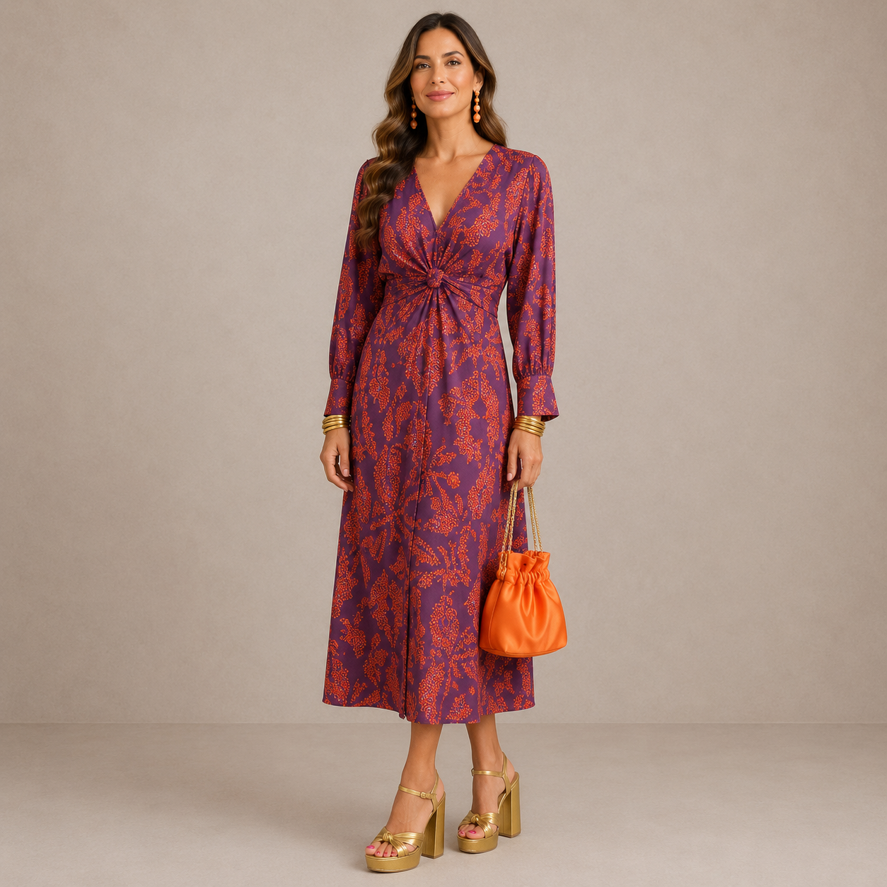 Elowena™ | Elegant Midi Dress