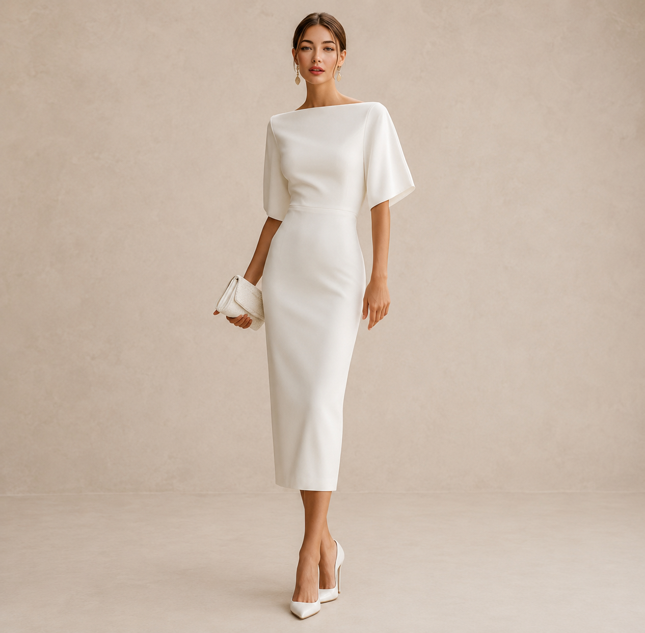 Valerise™ | Elegant Midi Dress