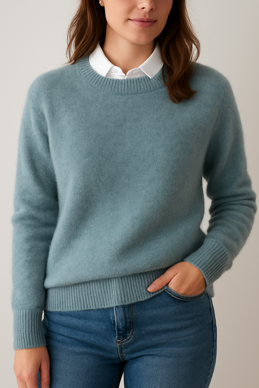 Juliette™ | Elegant Crewneck Sweater