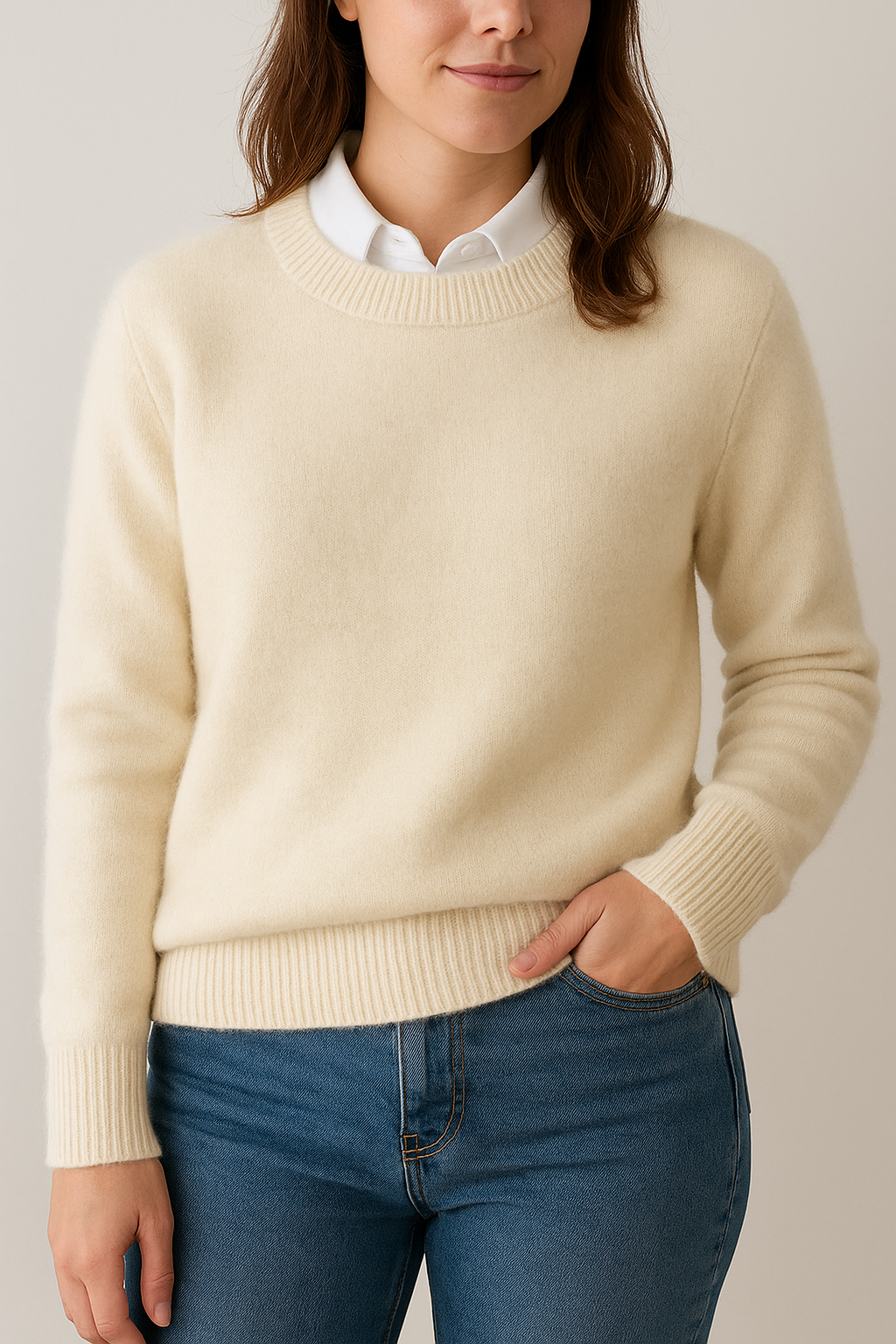 Juliette™ | Elegant Crewneck Sweater