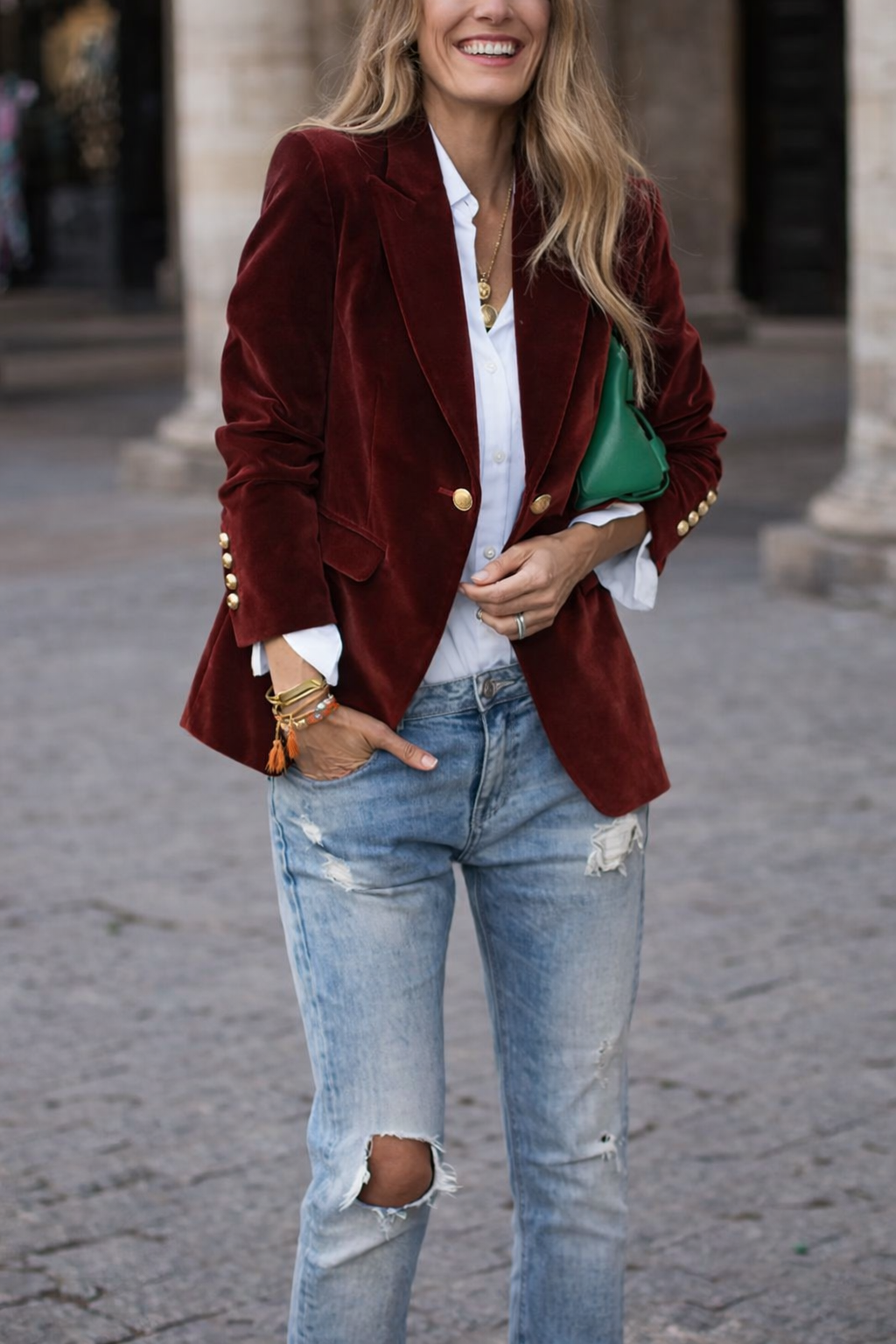Women's Luxurious Velvet Blazer