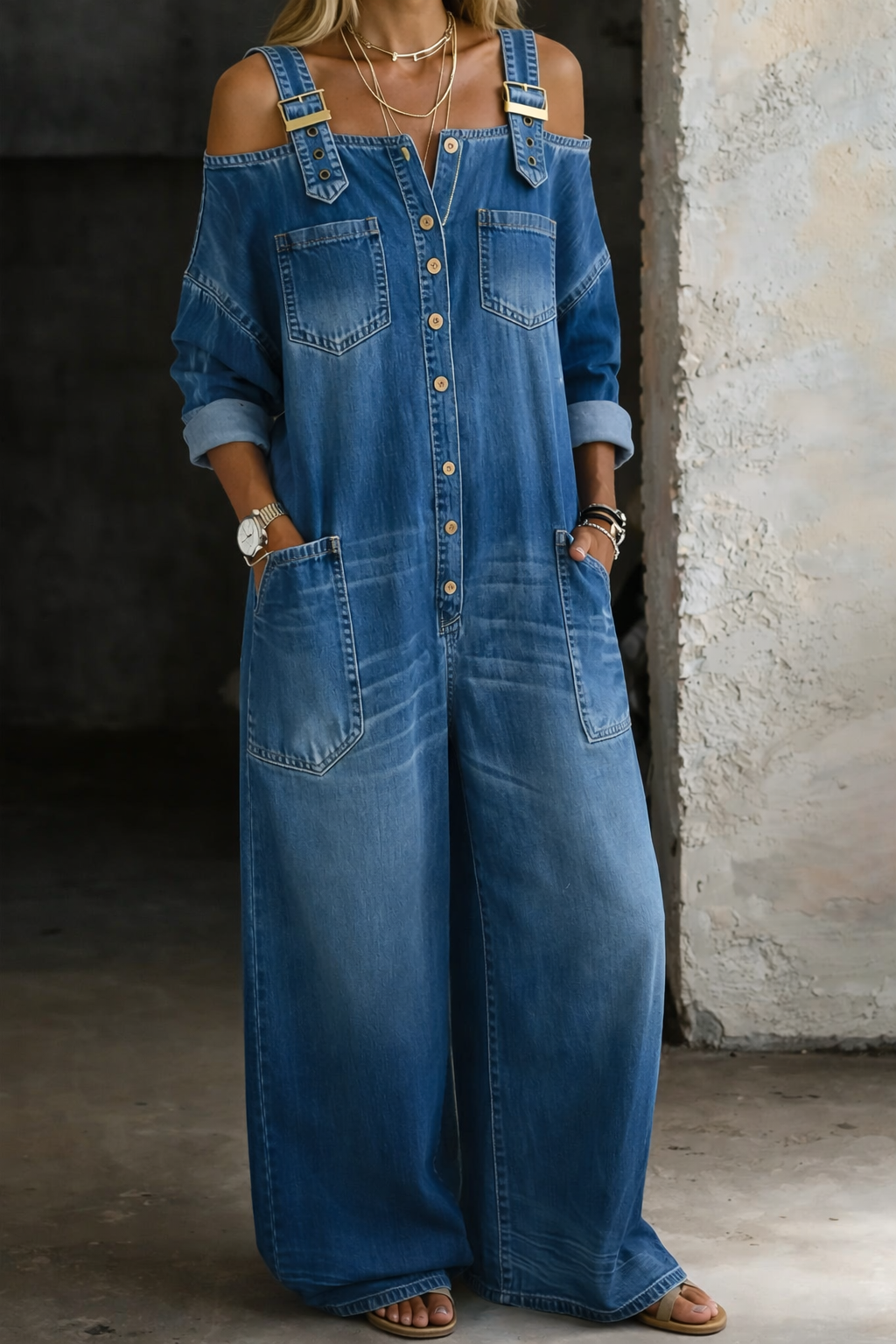 Navelon™ | Off Shoulder Jumpsuit