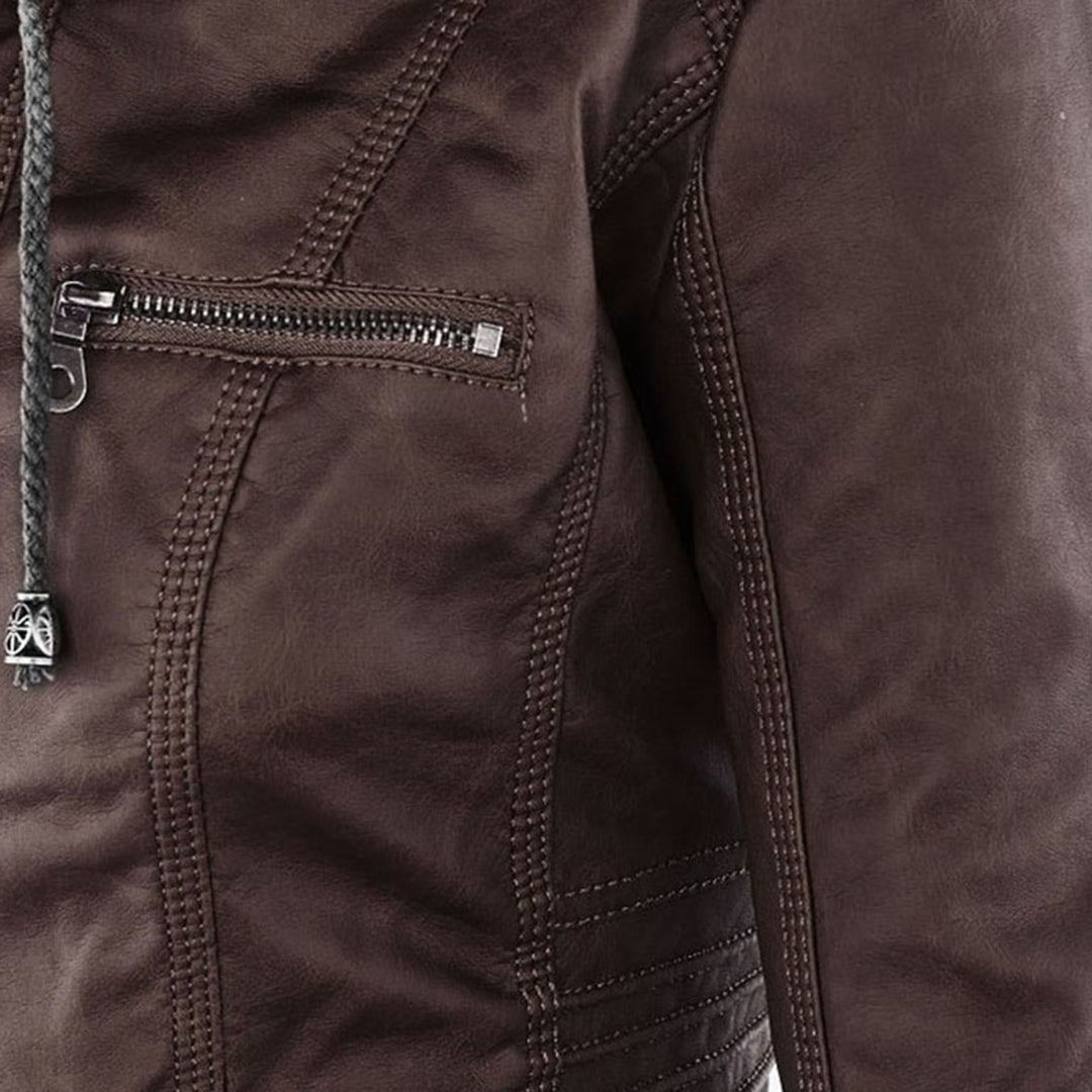 Esmé™ | Hooded Moto Jacket