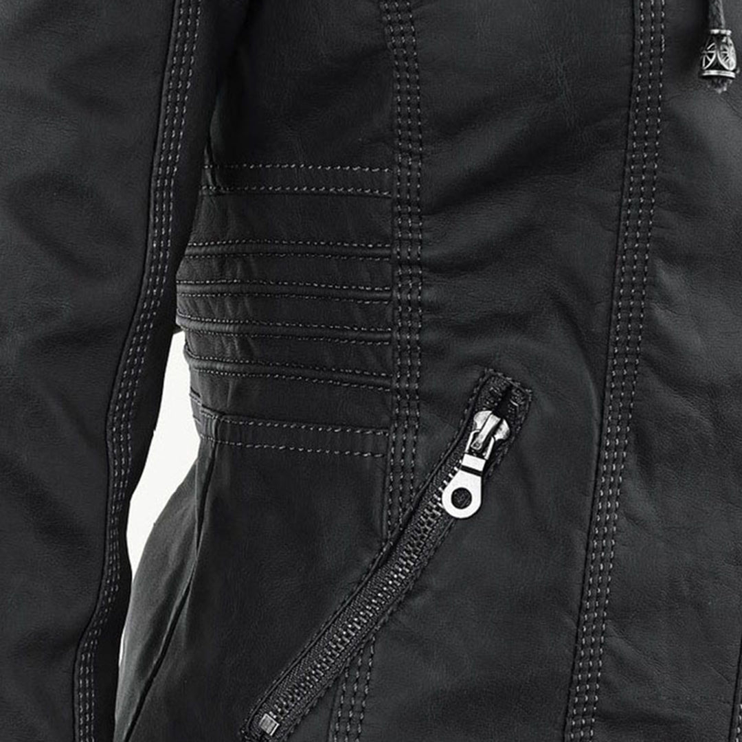 Esmé™ | Hooded Moto Jacket