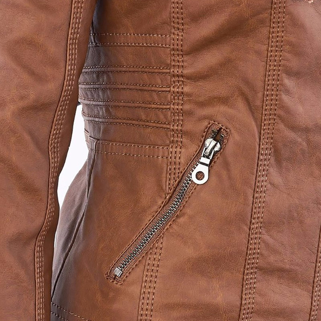 Esmé™ | Hooded Moto Jacket