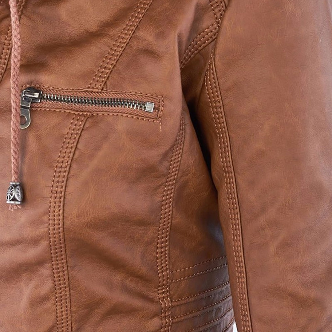 Esmé™ | Hooded Moto Jacket