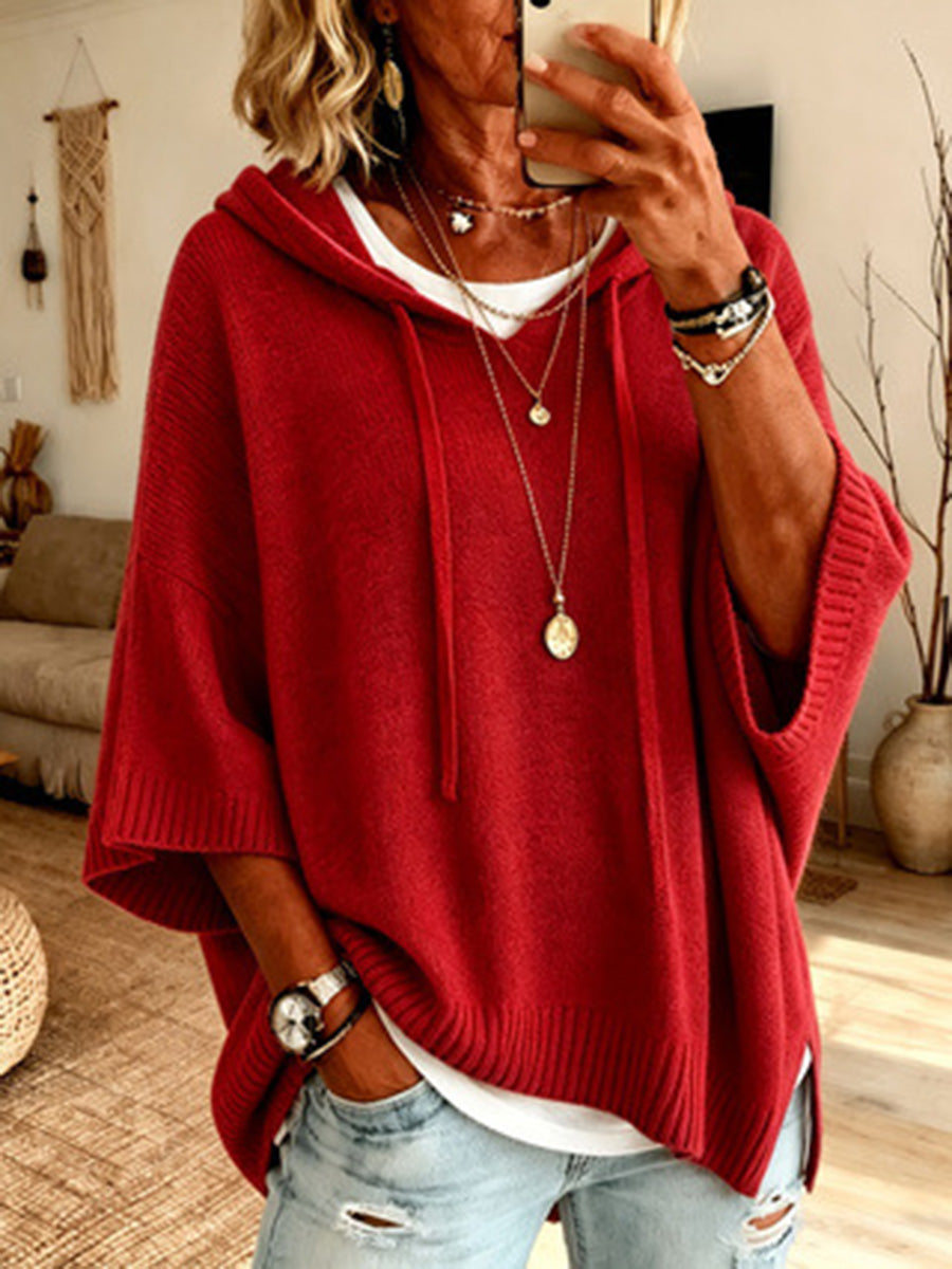 Flannagan™ | Hooded Poncho Sweater