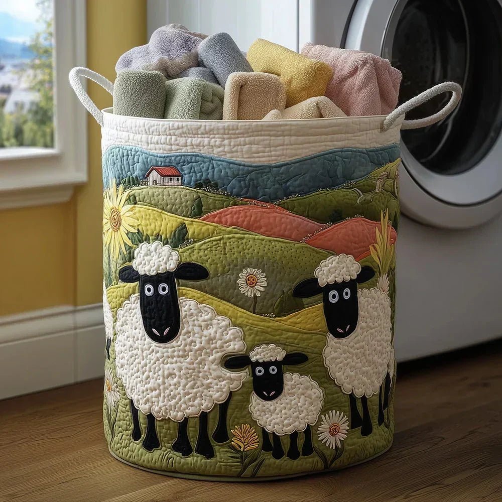 Kelloway™ | Hand-Quilted Laundry Basket