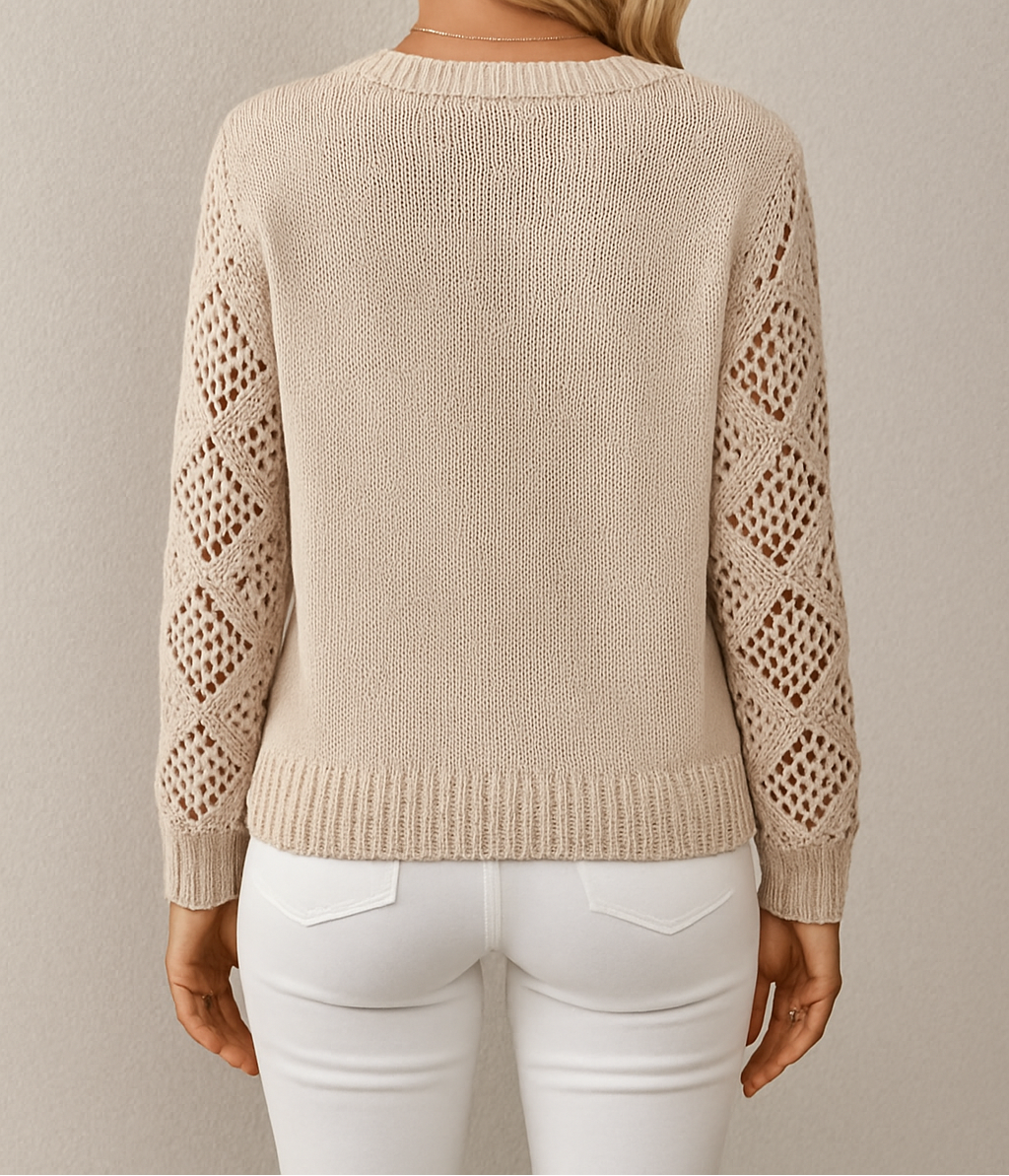 Claudia | Openwork Knit Sweater