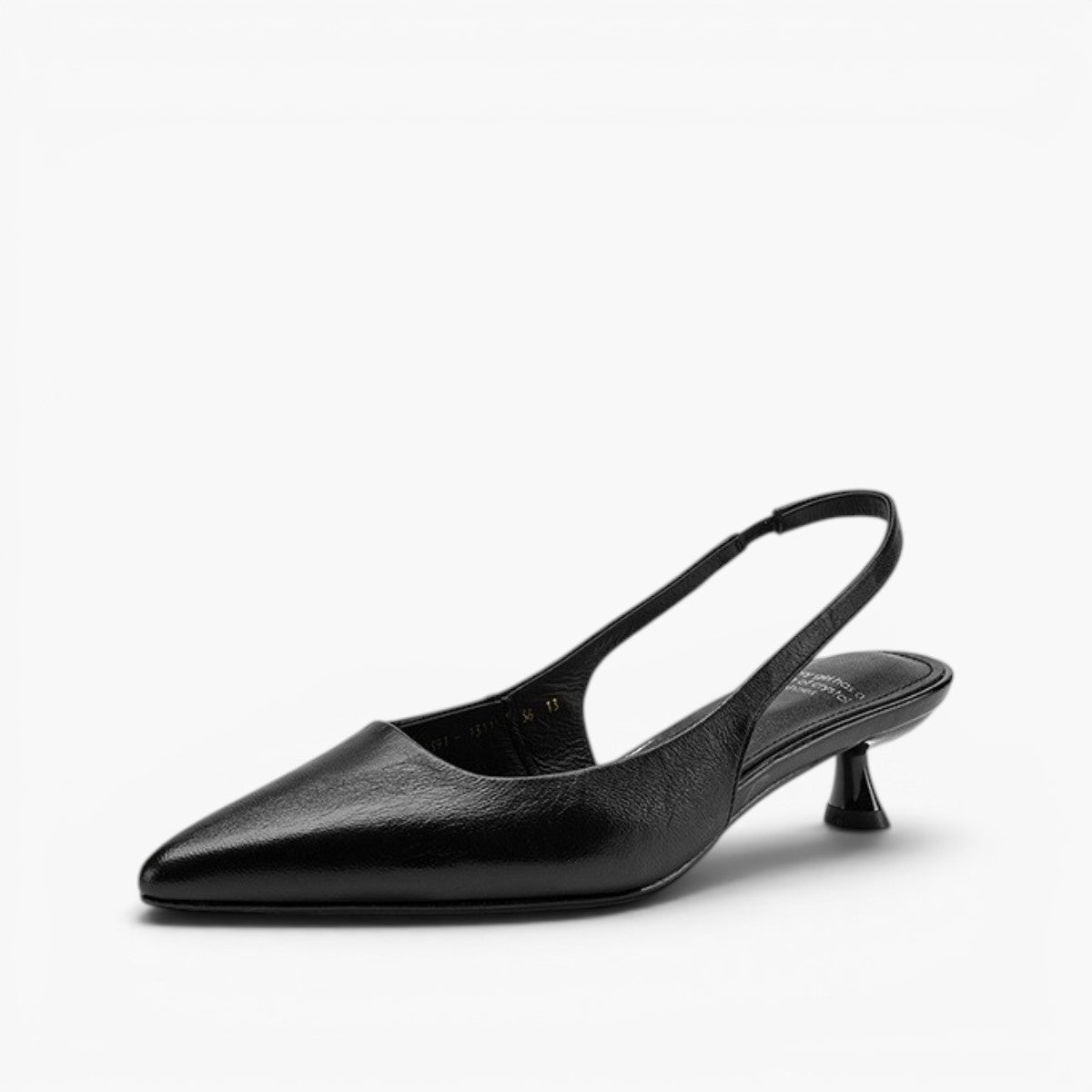 Women's Lambskin Leather Slingback Heels