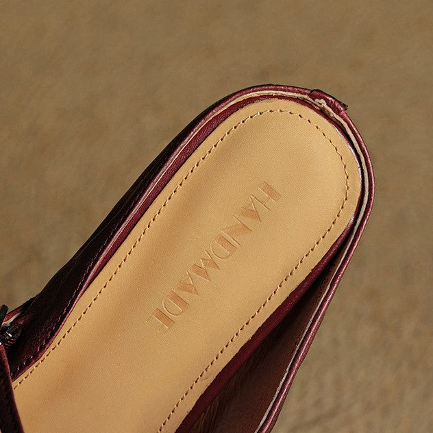 Women's Leather Mules