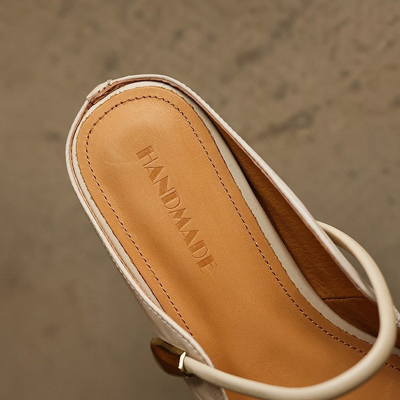 Women's Sculpt Leather Mules
